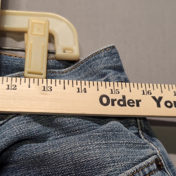 Levi's Mens 559 Bootcut Blue Relaxed Fit Jeans with Distressed Details Size 32 - Picture 3 of 7